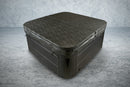American Outdoor Whirlpool Neptun schwarz anthrazit 215 x 215 cm