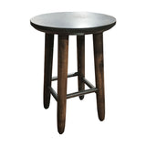 Niedriger Holzhocker - S 130 D
