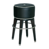 Holzhocker mit Polstersitz - S219K