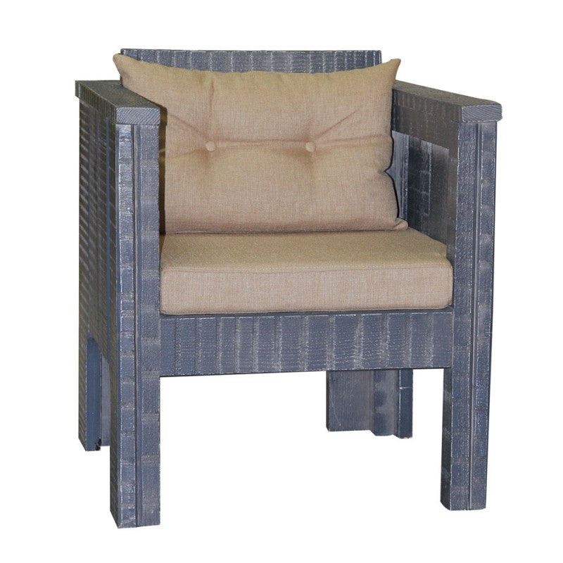 Massivholz-Sessel aus Tannenholz - P609