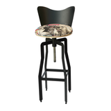 Metall-Barhocker mit höhenverstellbarem Sitz - MS18