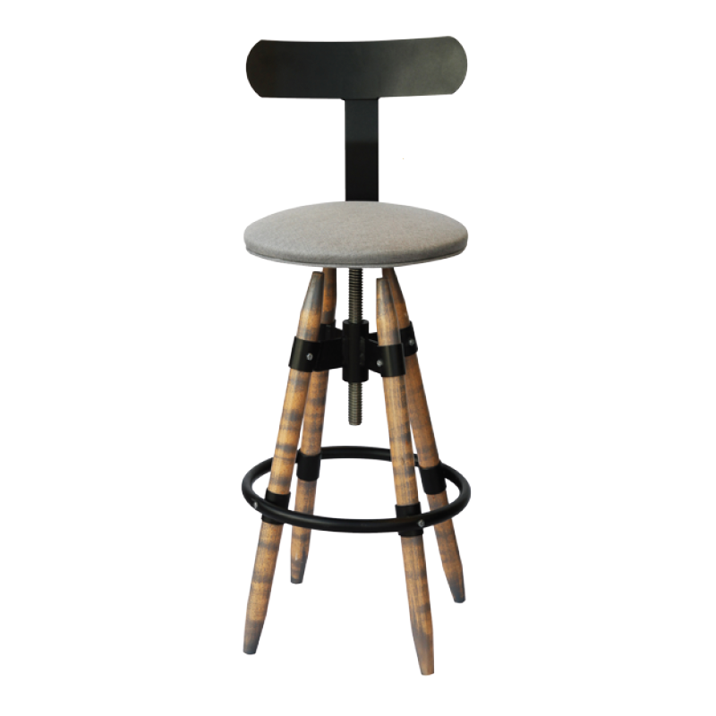 Holzbarhocker Höhenverstellbar - MX4T
