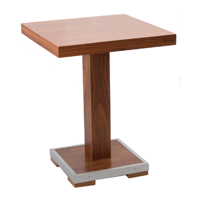 Tischgestell aus Holz mit Aluminiumfuß - T223