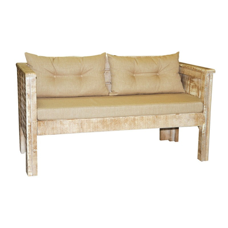 Sofa A609 — Zweisitzer mit massivem Holzrahmen