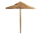 Strohdach-Sonnenschirm aus Holz - OX1