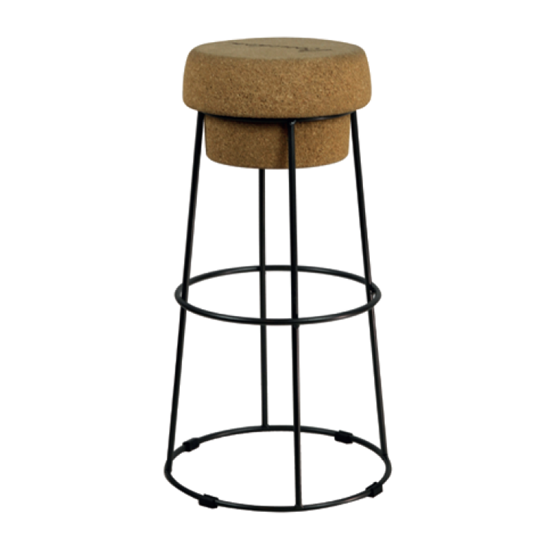 Metall-Barhocker mit Korksitz - SIT75