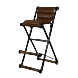 Metall-Barhocker mit Polsterung - FS629