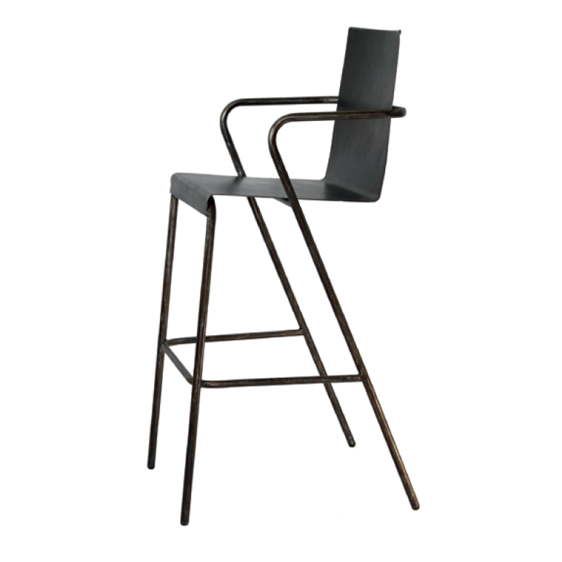 Metall-Barhocker mit Armlehnen - FS616