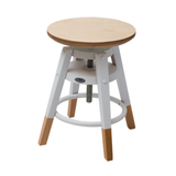 Holzhocker Niedrig mit Höhenverstellung - MS38