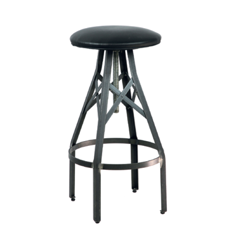 Metall-Barhocker mit verstellbarer Höhe - MS48