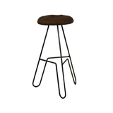 Metall-Barhocker mit gepolstertem Sitz - FS639