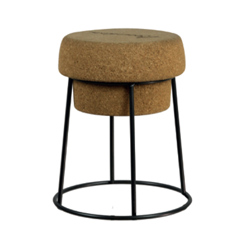 Metall-Hocker mit Korksitz - SIT80