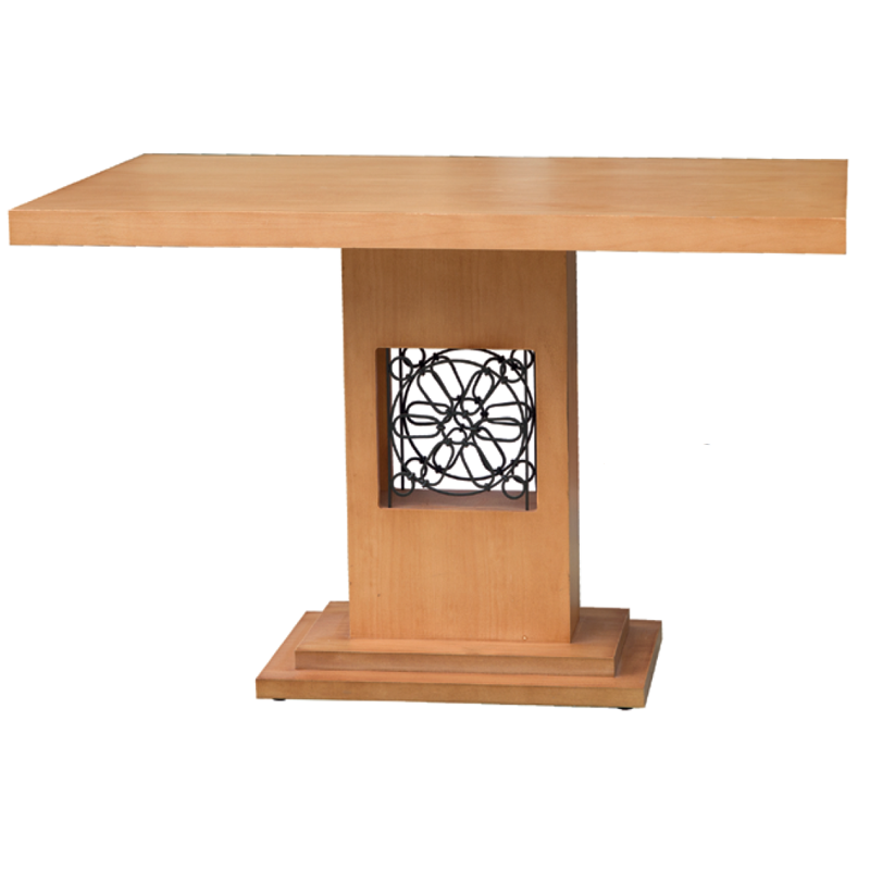 Tischgestell aus Holz mit Metalldetail - T400