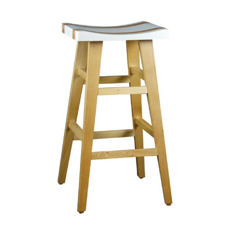 Holzhocker S278 - Massivbuche