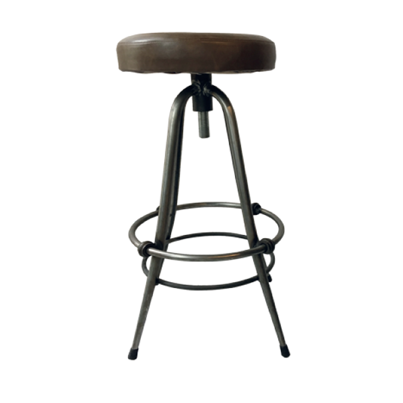 Industrieller Metall-Barhocker, höhenverstellbar - FS655
