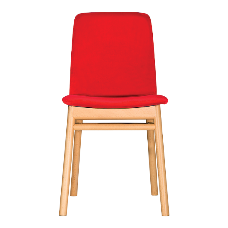 Gepolsterter Holzstuhl – K867