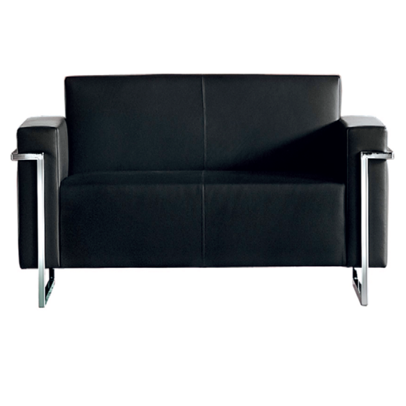 Sofa A271 — Zweisitzer mit Chromgestell