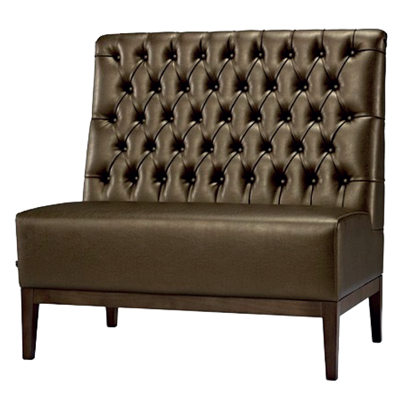 Sofa A281 — Hohe Rückenlehne im Chesterfield-Stil