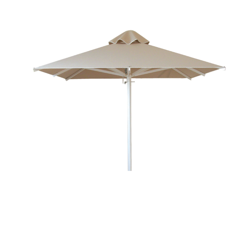 Aluminium-Sonnenschirm OM8 – 2,5×2,5m