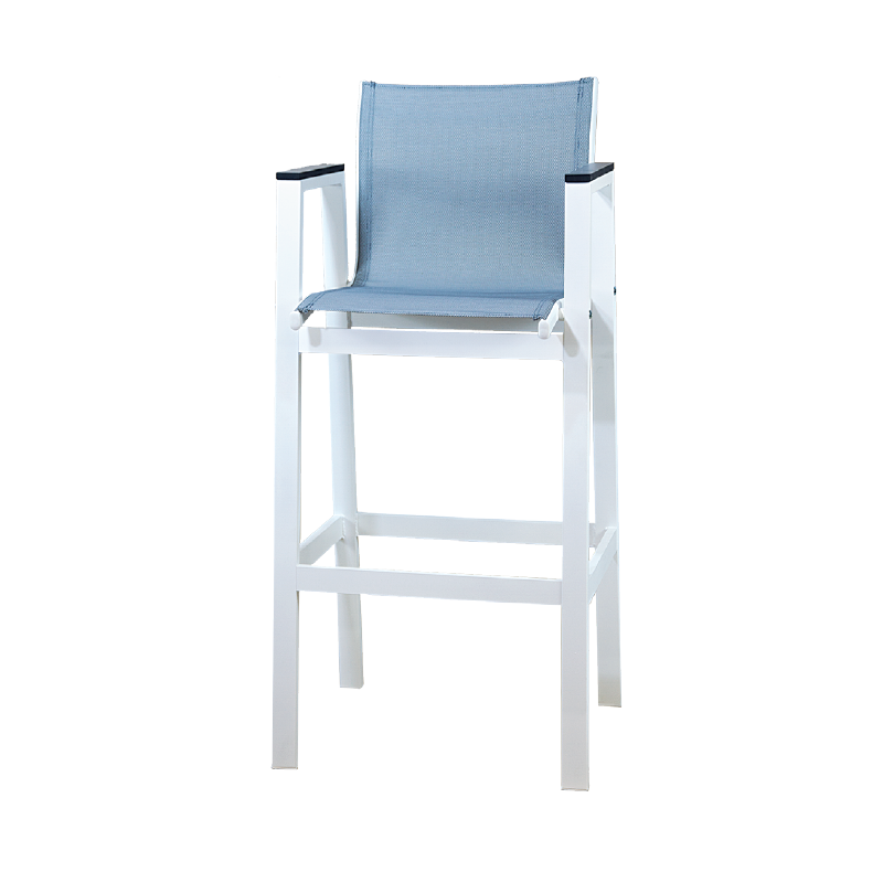 Aluminium-Barhocker mit Gewebsitz - MS60