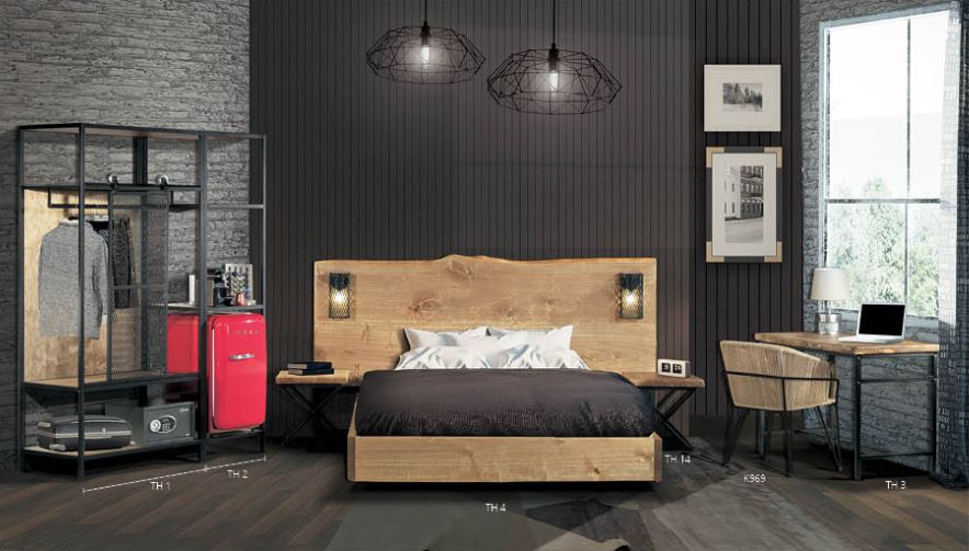 Zimmer SET1 — Komplettes Hotelzimmer-Möbel-Set