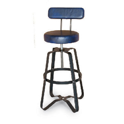 Barhocker aus Metall mit höhenverstellbarem Sitz - MS64