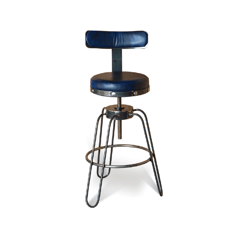 Industrieller Metall-Barhocker, höhenverstellbar - MS640T