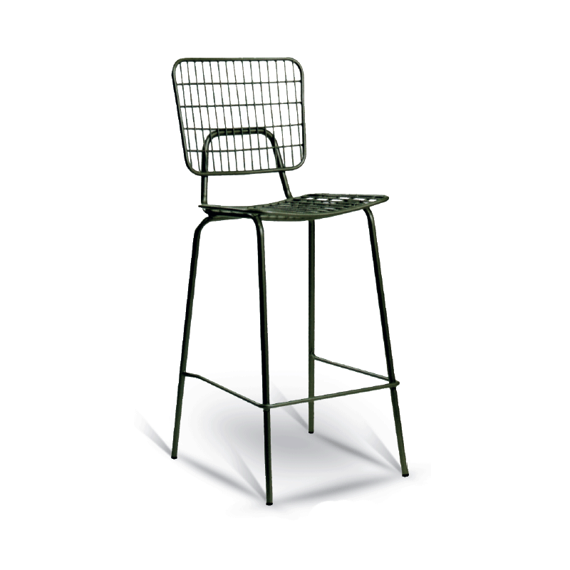 Barhocker aus Drahtmetall - S644