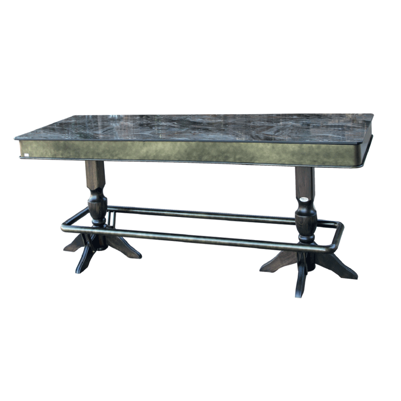 Tischgestell aus Holz mit Metallrahmen - ST65