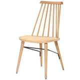 Holzstuhl mit Metall-Fußstütze - K803