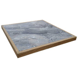 Compact HPL Tischplatte mit 4cm Eichenrahmen - COMWF