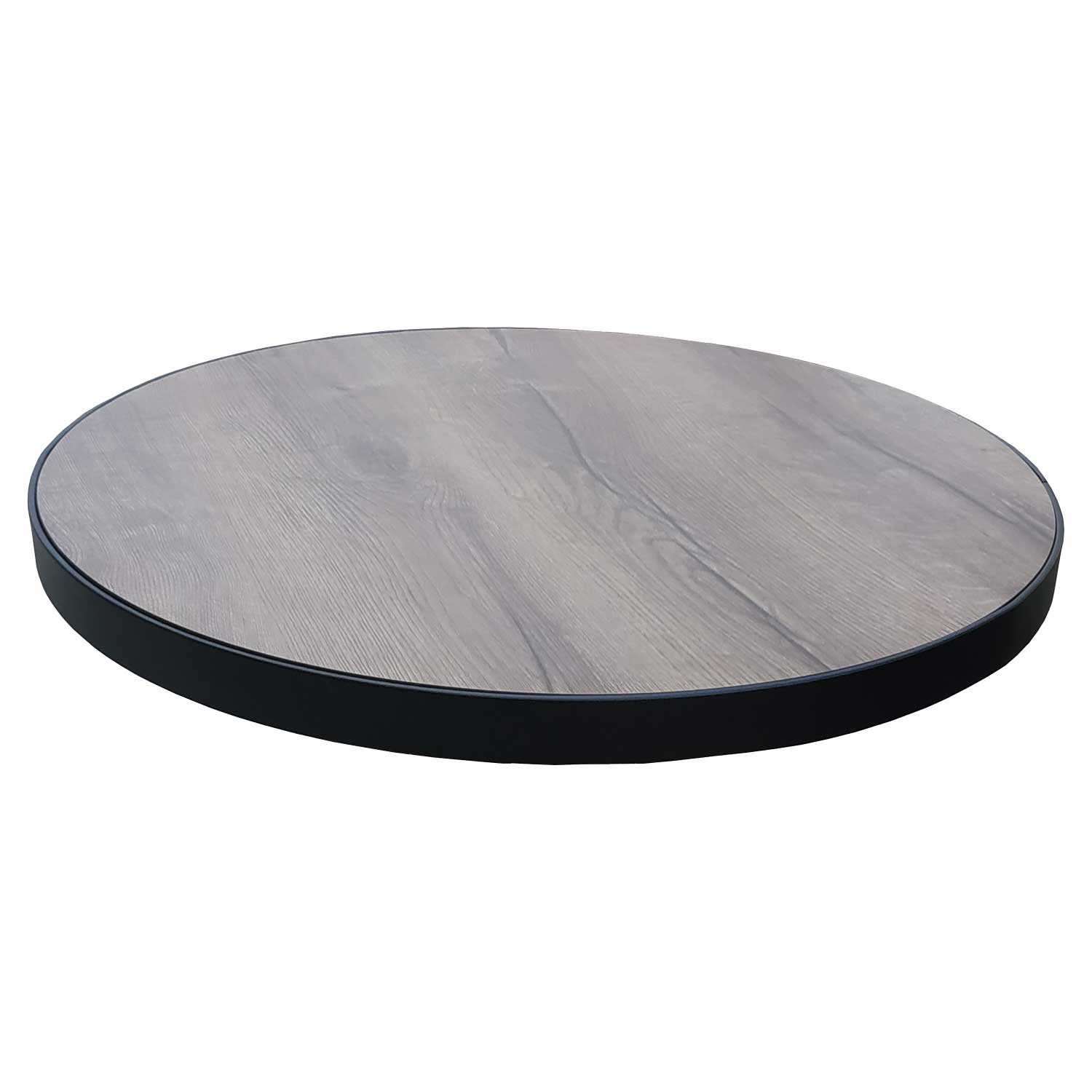Compact HPL Tischplatte mit 4cm Metall-Aufhängeprofil