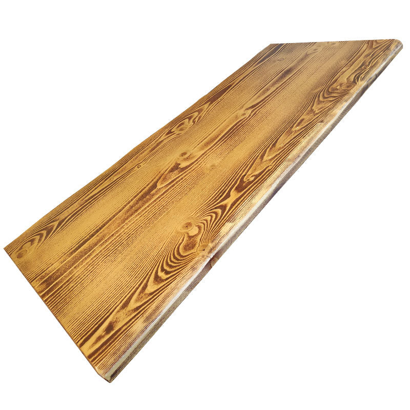 Massivholzplatte Tanne, Burn and Brushed, 4cm