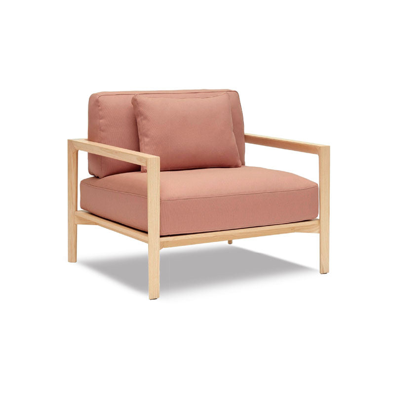 Lounge-Sessel mit Holzgestell - P306