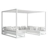 Aluminium-Gazebo Lounge XA26 – Outdoor-Sitzstruktur