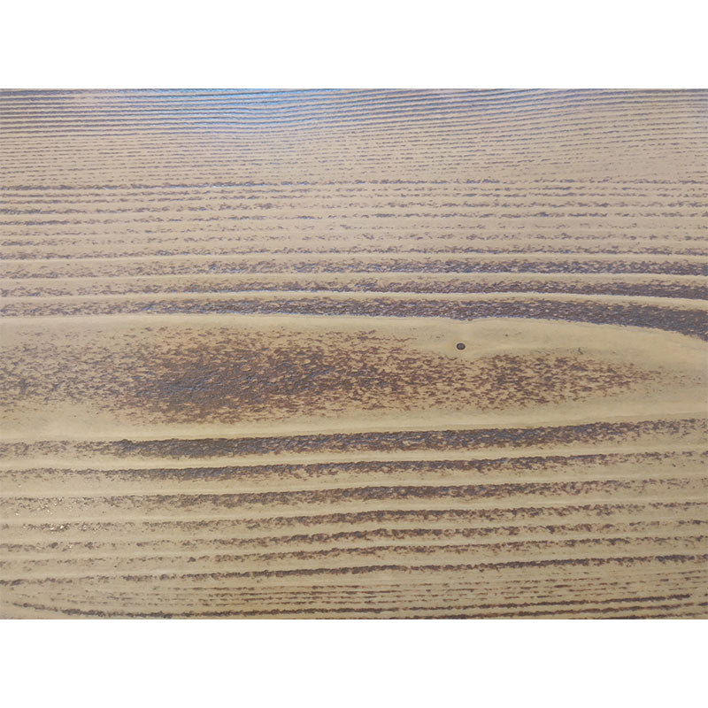 Massivbuche Tischplatte — Burn and Brushed, 4cm