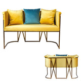 Zweiteiliges Metallsofa - AM36