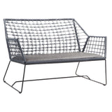 Sofa mit handgewebtem Kordel-Geflecht — FS890
