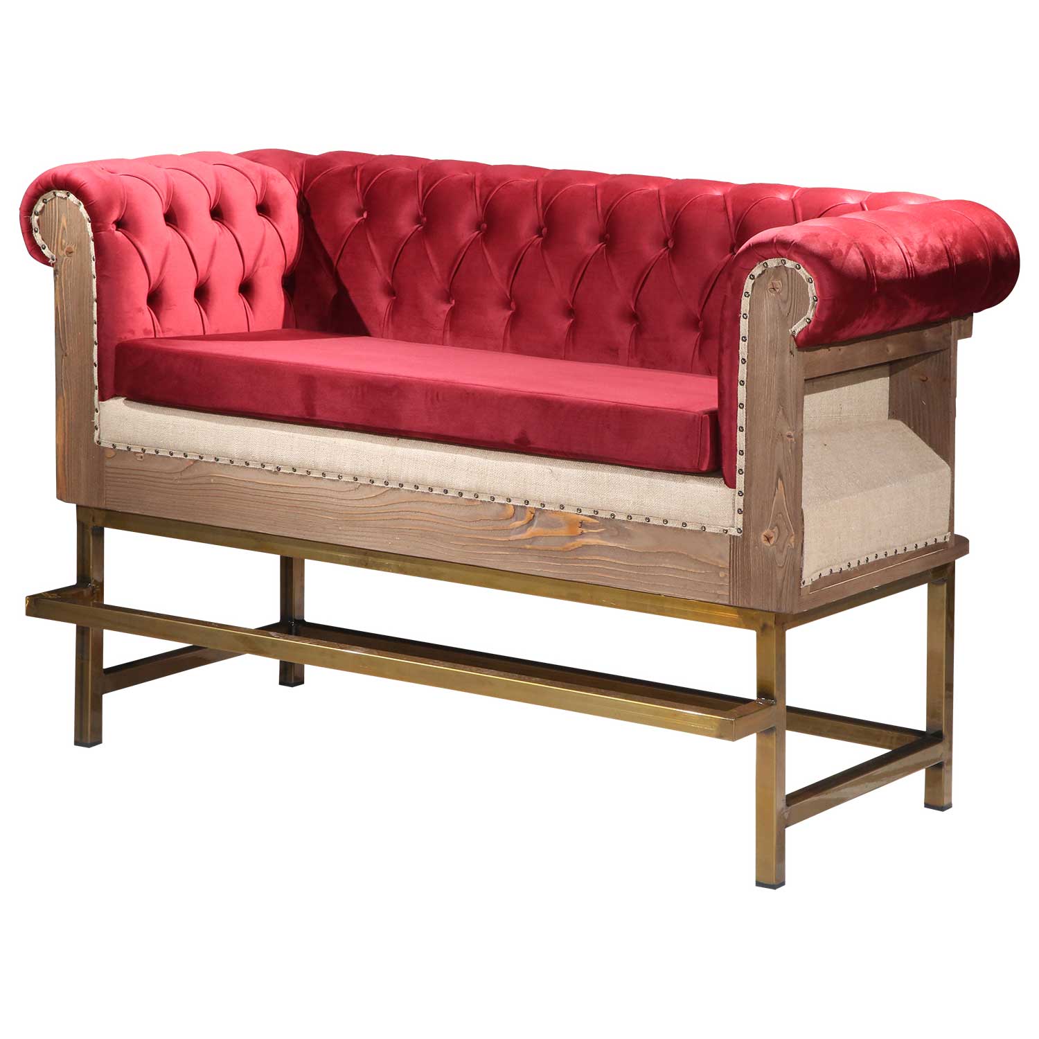 Chesterfield Sofa mit Metallgestell - A251WS
