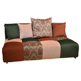 Sofa A292 — Patchwork-Polsterung mit Holzbeinen