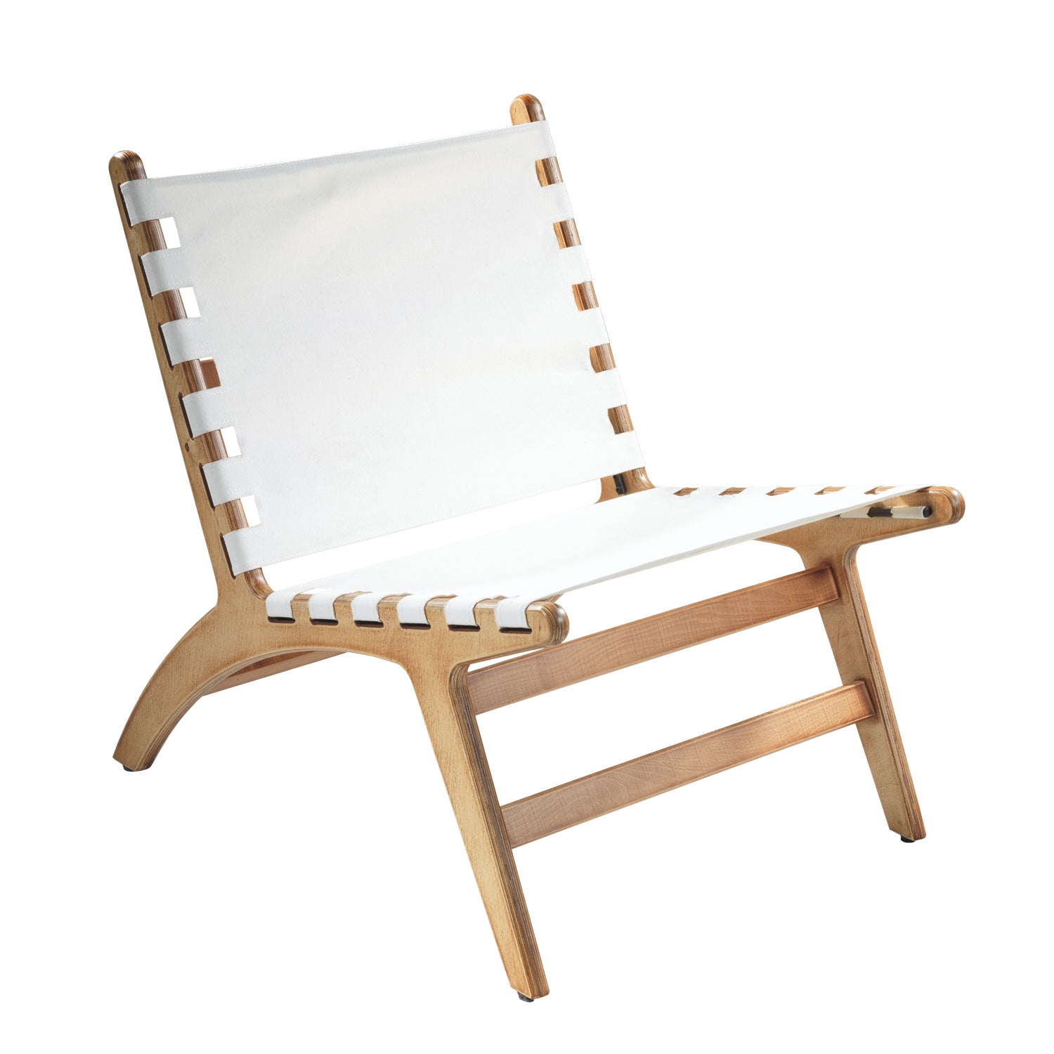 Sessel aus Sperrholz mit PVC-Gewebe - P311