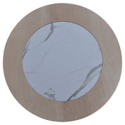 Compact-HPL-Tischplatte mit Seekiefer-Sperrholzrahmen 2cm