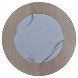 Compact-HPL-Tischplatte mit Seekiefer-Sperrholzrahmen 2cm