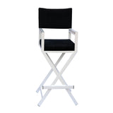 Barhocker aus Aluminium im Regiestuhl-Design - MS9ALU