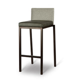 Barhocker aus Metall mit Polsterung - S153ALU