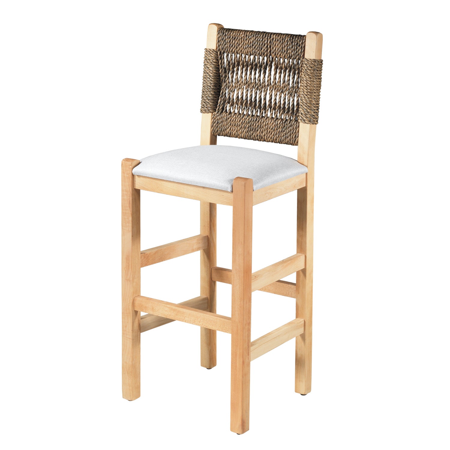 Barhocker mit Flechtwerk - S2P