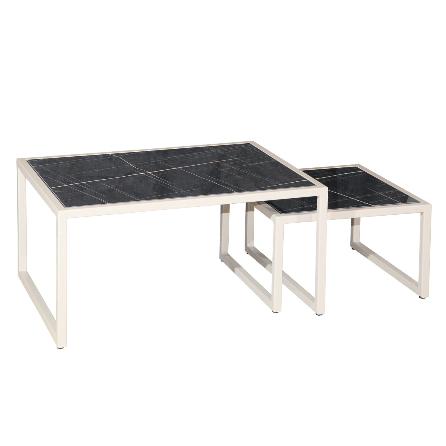 Niedriges Metall-Couchtisch-Set TM110
