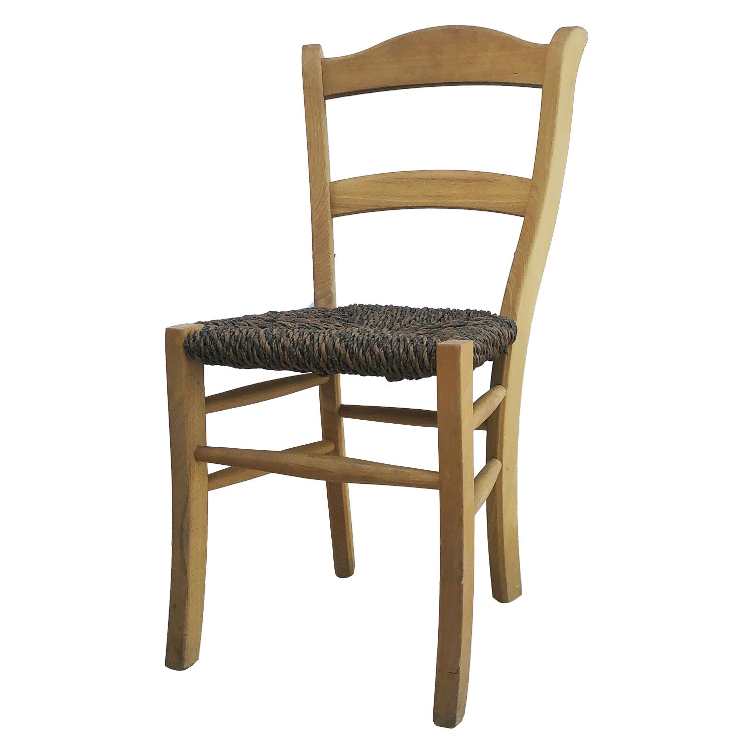 Holzstuhl mit Geflochtenem Sitz - K381PL