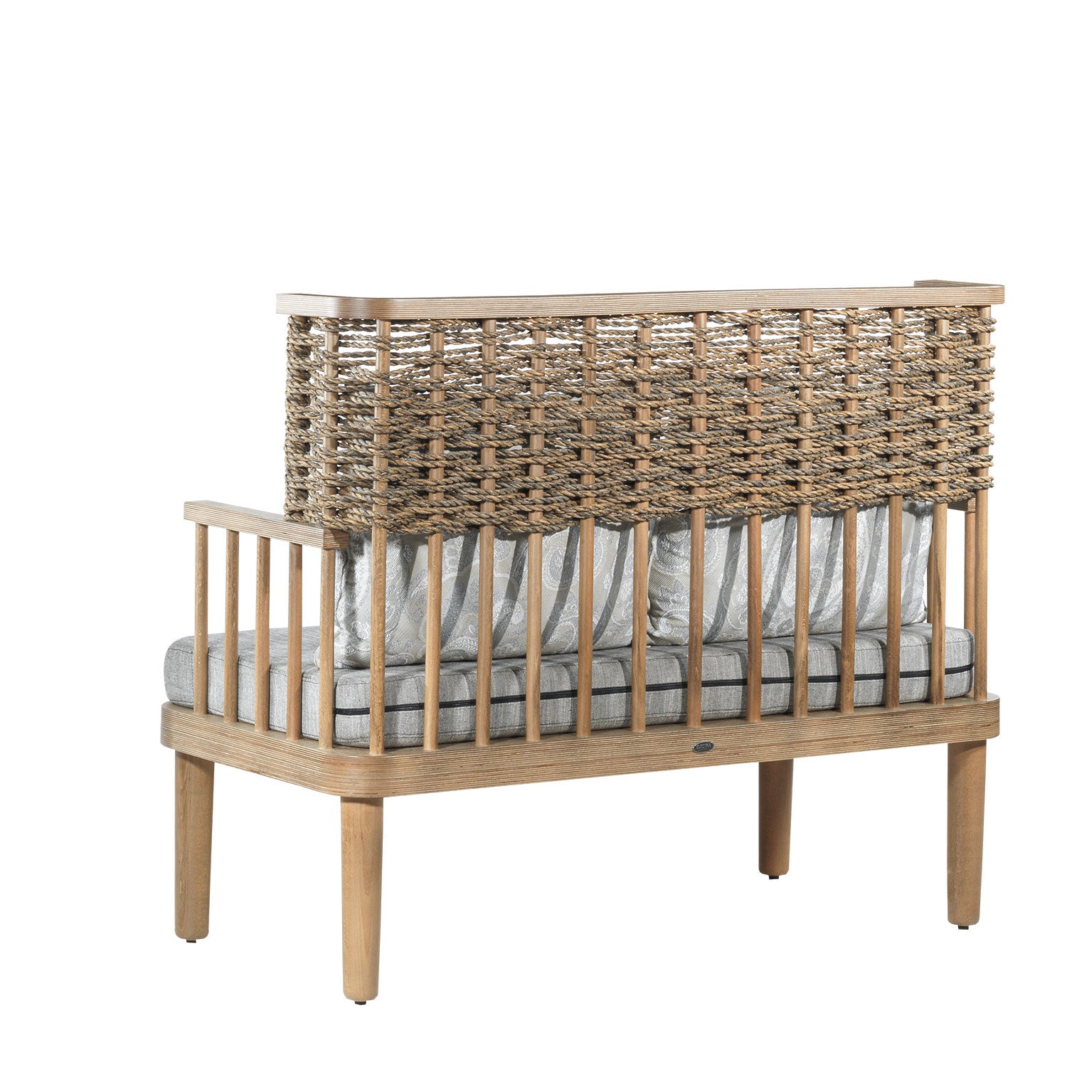 Zweisitzer-Sofa mit Geflochtenem Rücken - AE23MP