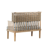 Zweisitzer-Sofa mit Geflochtenem Rücken - AE23MP